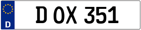 Truck License Plate